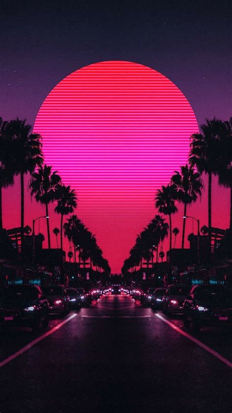 Aesthetic Sunset City Pink Sunsets Hd Phone Wallpaper Peakpx