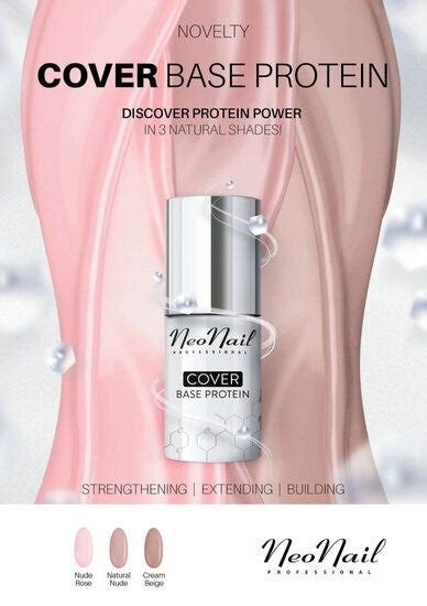 Neonail Cover Base Protein Nude Rose TEN Nail Supplies