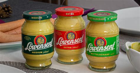 Lowensenf means lion's mustard and it is the classic german mustard of everyone's vacation memory. Lowensenf/de | Shop