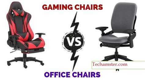 Office Chairs Vs Gaming Chairs Which One Is Best For You Guide 2021 Techamster