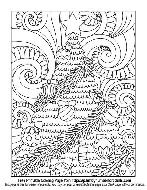100% free christmas coloring pages. Free Printable Christmas Coloring Pages • Paint By Number ...
