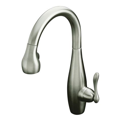 We may earn an affiliate commission when you buy through links on. KOHLER Clairette Single-Handle Pull-Down Sprayer Kitchen ...