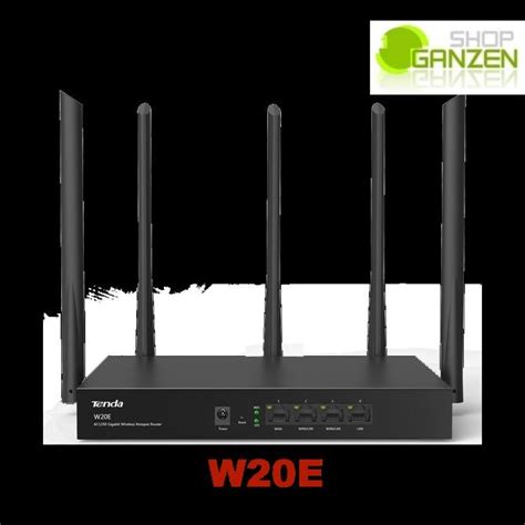 Jual Tenda W20e Ac1350 Gigabit Wireless Load Balance Router Shopee