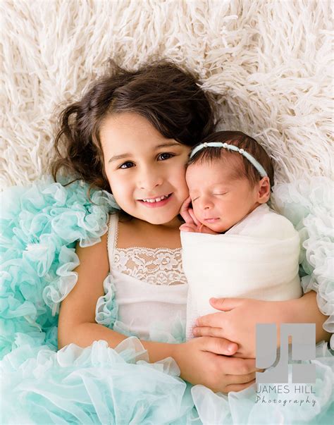 Decatur Newborn Portraits : Sweet Sisters : Atlanta Photographer