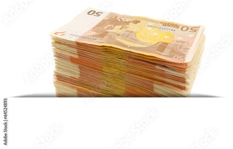 "liasse de billets de 50 euros" photo libre de droits sur la banque d