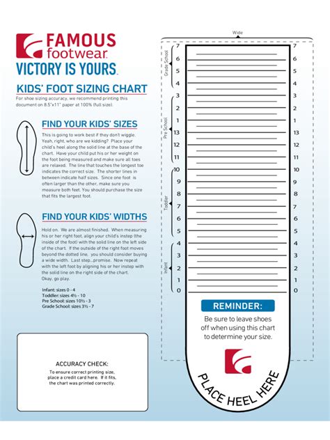 Printable Shoe Size Chart For Women