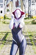 Replica '' Spider woman / Spider Gwen '' Costume in lycra di ...