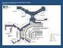 Vancouver airport terminal map - Vancouver terminal map (British ...