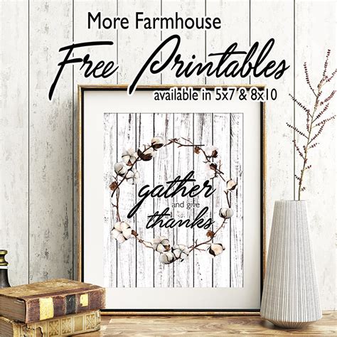 More Farmhouse Free Printables The Cottage Market Vrogue