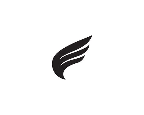 Bird And Wing Logo Vector Template 585554 Vector Art At Vecteezy