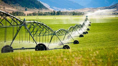 A Large Wheeled Irrigation System In A Field • Kishugu