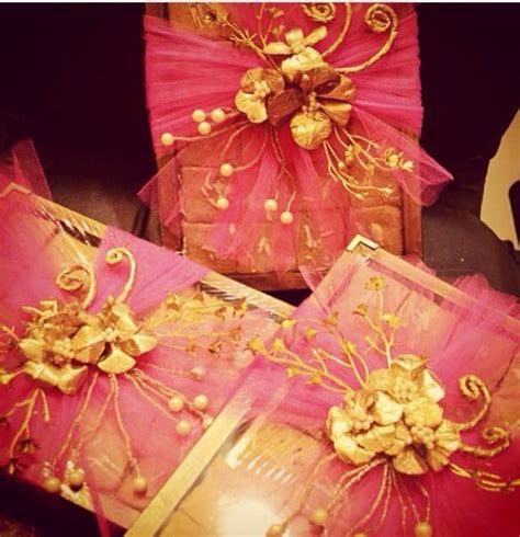 Decorate the boxes with festive colors and designs using simple supplies like paint, ribbons. Indian sweets packaging | Wedding gift wrapping, Wedding ...