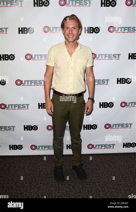 Los Angeles Usa 9th Jul 2017 Zachary Booth At 2017 Outfest Los
