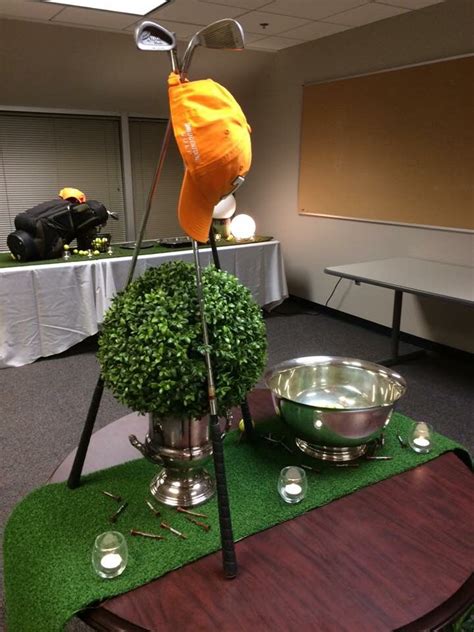 Click for some themes to make that party pop!! Retirement Party 2015 Golf Theme | Golf theme, Seasonal decor, Novelty lamp