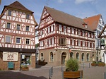 Fachwerkhäuser am Marktplatz von Brackenheim (10.08.2008) - Staedte ...