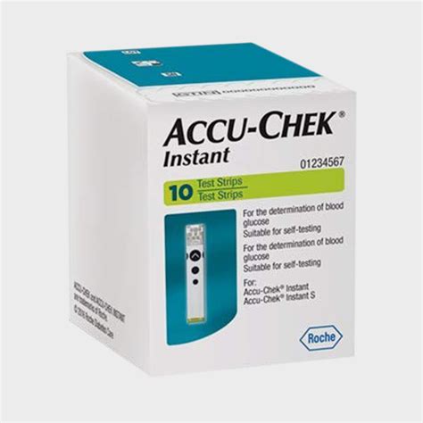 Accu Chek Instant Glucometer With Test Strips