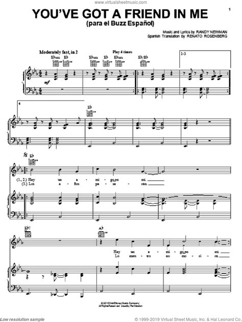 Randy newman you've got a friend in me piano. Newman - You've Got A Friend In Me (Para El Buzz Espanol ...