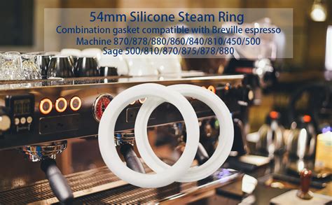 3 Pcs 54mm Silicone Steam Ring Breville Espresso Machine