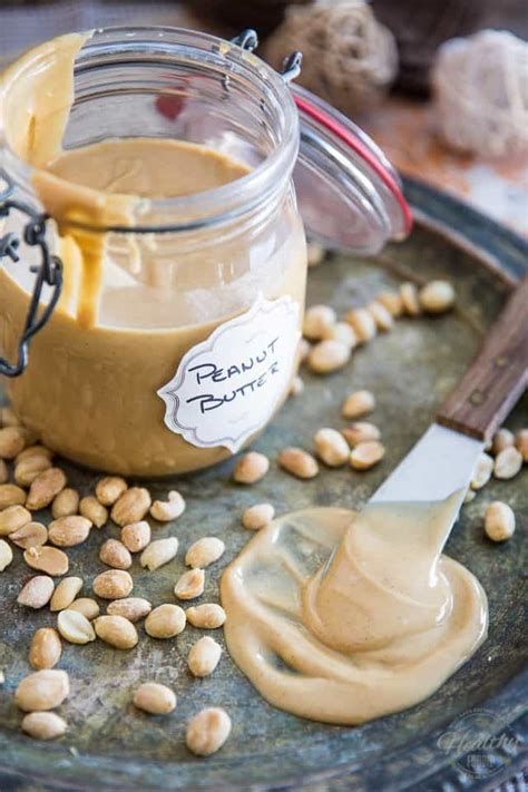 Homemade Creamy Peanut Butter • The Healthy Foodie