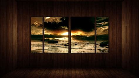 1920x1080px 1080p Free Download Living Room View Beach Sunset