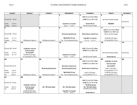 Monthly Work Schedule | Templates at allbusinesstemplates.com