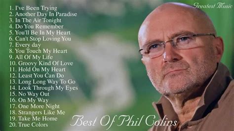 Phil Collins Phil Collinss Greatest Hits Best Of Phil Collins