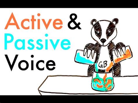 It's when the subject is acted upon by the object. Active and Passive Voice - YouTube