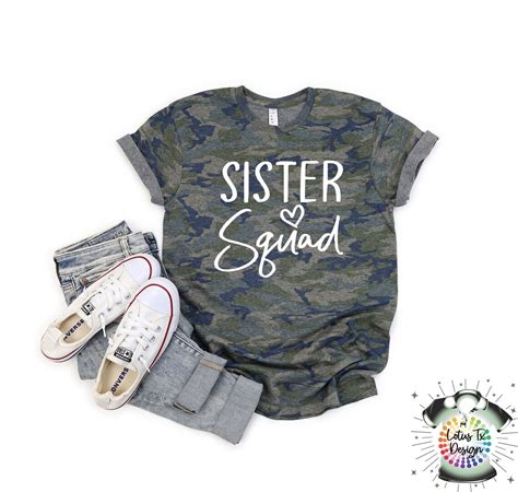 Sister Squad Shirts Best Friend Shirts Matching Sister Etsy