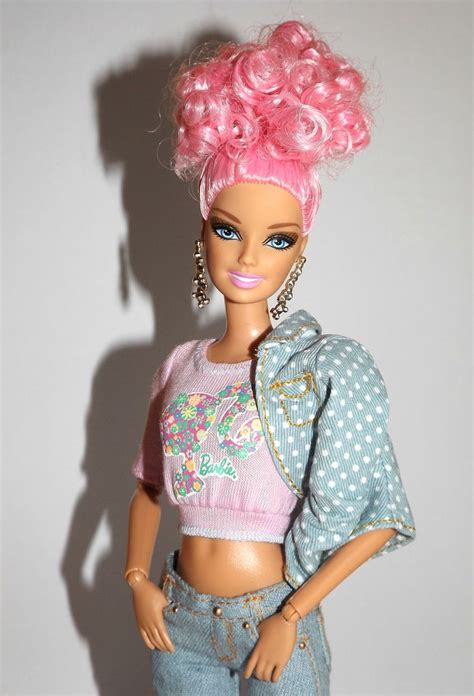 Pin By Olga Vasilevskay On Barbie Fashionistas Сolor Hair Beautiful Barbie Dolls Barbie Hair