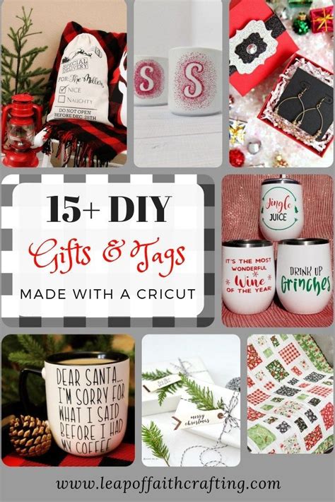 Diy christmas gifts made with cricut. 15 DIY Personalized Gifts & Tags Made with a Cricut ...