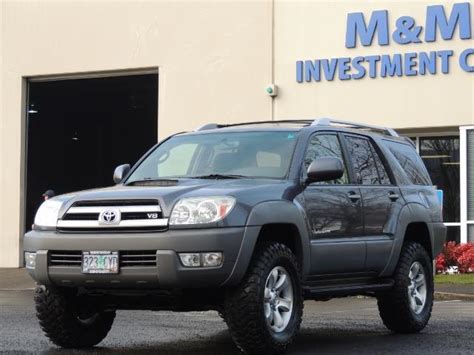 2003 Toyota 4runner Sport Edition 4wd V8 47l Diff Lock Lifted
