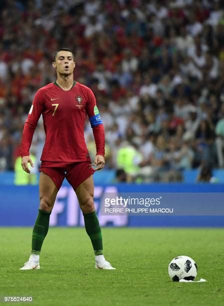 Cristiano Ronaldo Soccer Free Kick Photos And Premium High Res Pictures