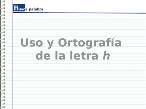 Ortografia H By Buscapalabras Issuu