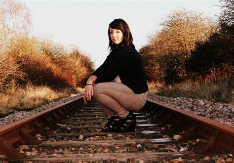 Another Train Track Shoot Train Tracks Photoshoot Ideas Railroad Tracks Megan Photography