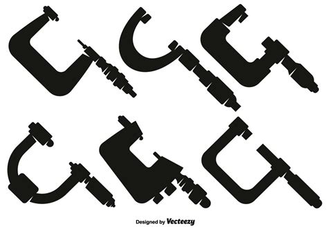 Vector Collection Of Micrometer Icons 152254 Vector Art At Vecteezy