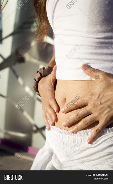 Flat Stomach Woman Image Photo Free Trial Bigstock