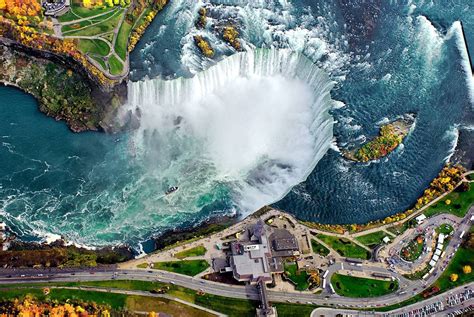 Aerial View Of Horseshoe Falls Niagara Falls Rpics