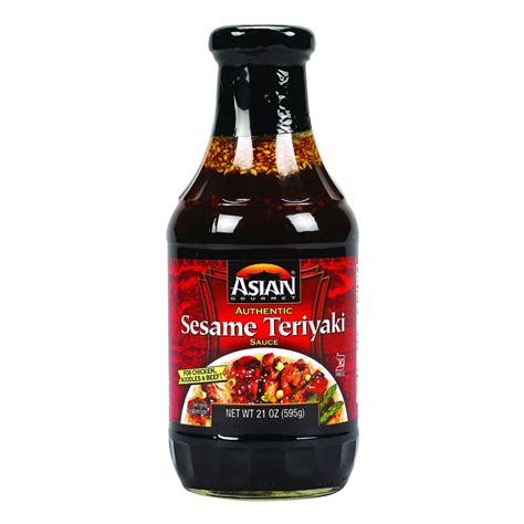 Asian Gourmet Authentic Sesame Teriyaki Sauce 21 Oz Vitacost