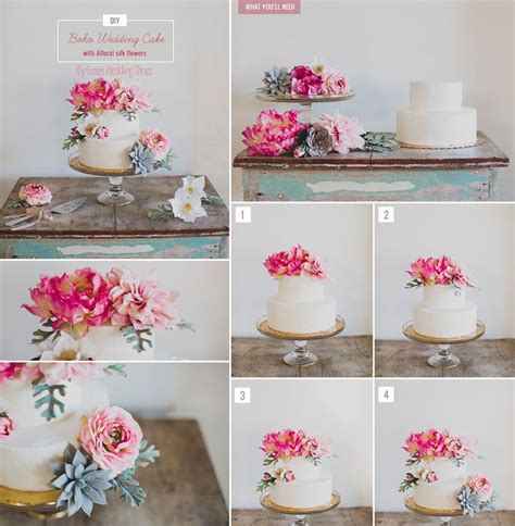 Fake Flowers For Wedding Cake Jenniemarieweddings