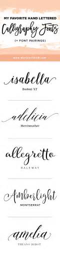 My Top 5 Favorite Hand Lettered Calligraphy Fonts Font