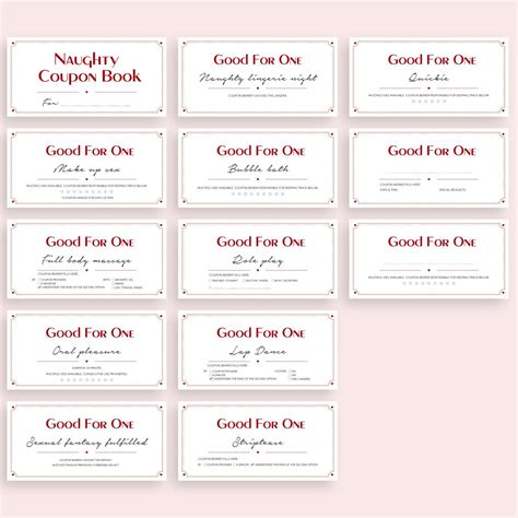 Personal Coupon Book Ideas For Boyfriend