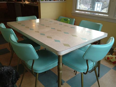 Share the post chrome kitchen table and chairs. 217 vintage dinette sets in reader kitchens - | Retro ...