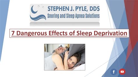 Ppt 7 Dangerous Effects Of Sleep Deprivation Powerpoint Presentation Id10234384
