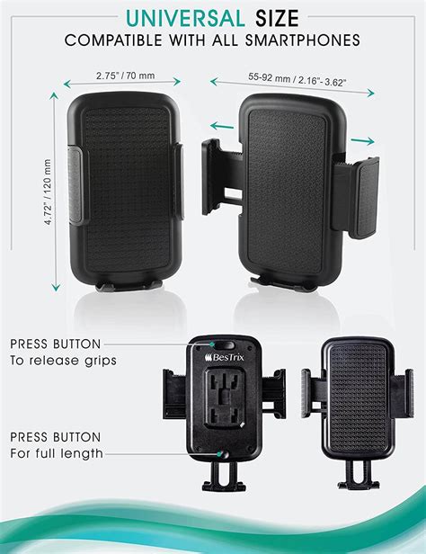 Cell Phone Car Mount Universal Dashboard And Windshield Car Phone