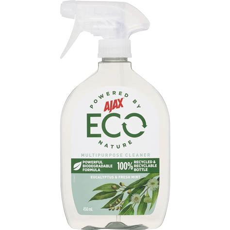Ajax Eco Multi Purpose Cleaner Mint And Eucalyptus 450ml Woolworths