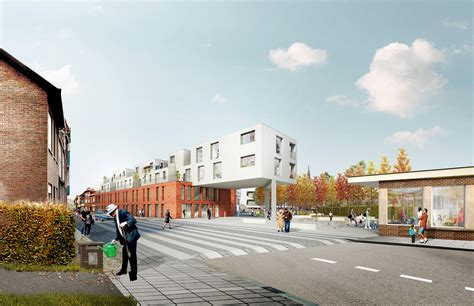 Verdichtend bouwen in Kuurne | JDWA - Johan De Wachter Architecten