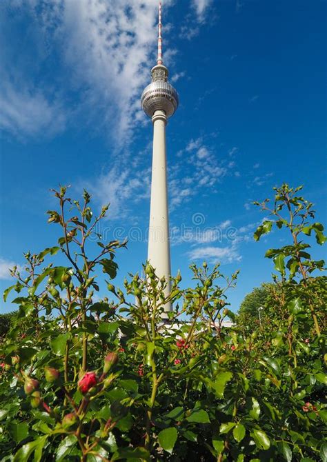 Fernsehturm Tv Tower In Berlin Stock Image Image Of Structure