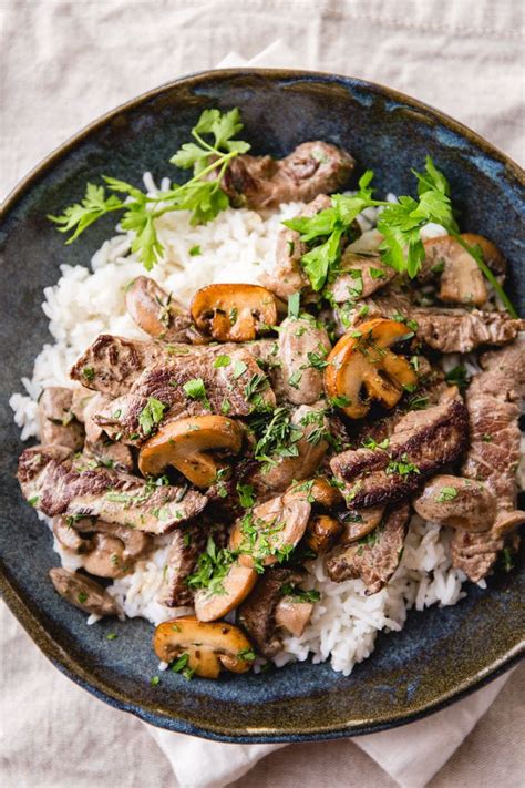 Ground beef stroganoff is a delicious little spin on a classic. Easy Beef Stroganoff with Rice • Salted Mint