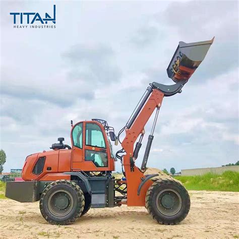Front Discharge Titan Nude In Container Telescopipc Arm Loader With
