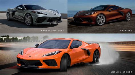 Pics The Three New Colors For The 2022 Corvette Are Officially